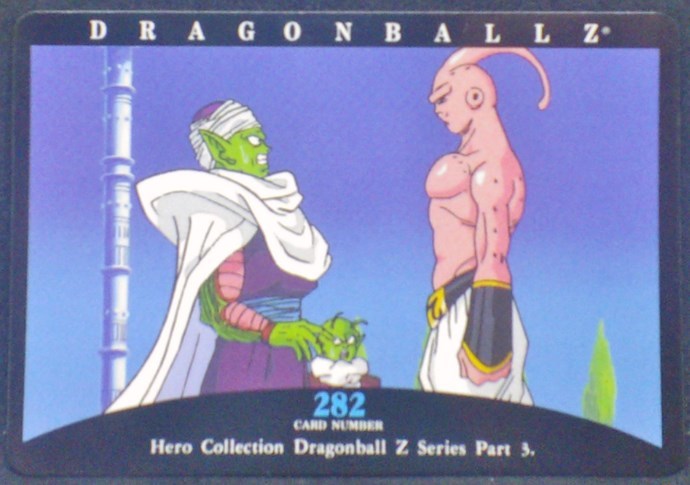 trading card game jcc carte dragon ball z Hero Collection Part 3 n°282 (2001) Amada Piccolo Majin boo Dendé Dbz Cardamehdz