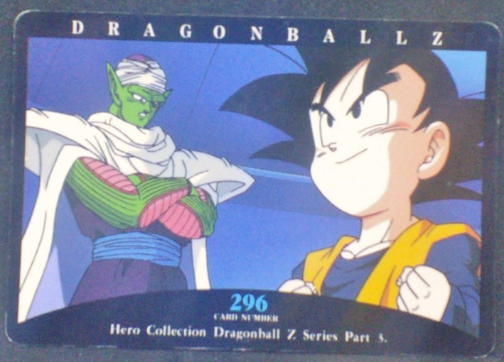 carte dragon ball z Hero Collection Part 3 n°296 (1995) Amada piccolo songoten