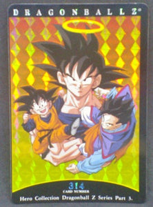 trading card game jcc carte dragon ball z Hero Collection Part 3 n°314 (2001) Amada songoku songohan songoten dbz cardamehdz