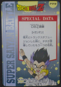 trading card game jcc carte dragon ball z Hero Collection Part 3 n°319 (2001) Amada z team dbz