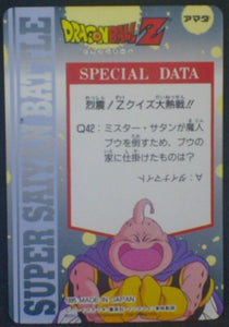 trading card game jcc carte dragon ball z Hero Collection Part 3 n°322 (2001) Amada vegeta trunks dbz