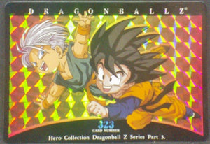 trading card game jcc carte dragon ball z Hero Collection Part 3 n°323 (2001) amada songoten trunks dbz