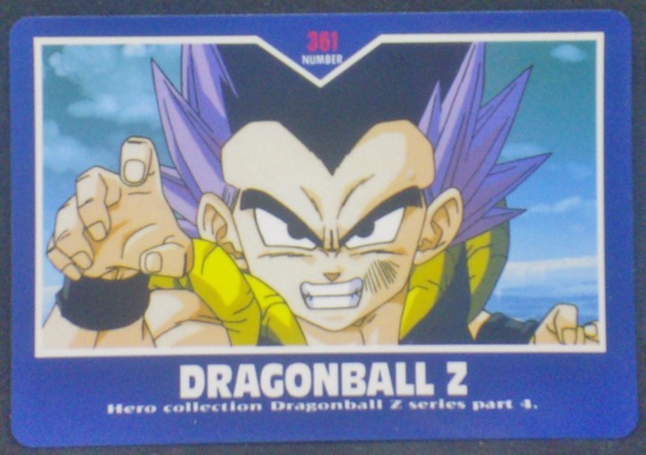 carte dragon ball z Hero Collection Part 4 n°361 (1995) amada gotenks