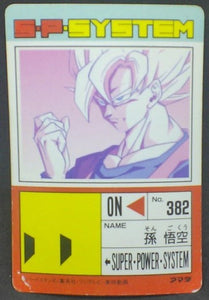 trading card game jcc carte dragon ball z PP Card Part 20 n°844 (1993) (prisme soft) sangonku dbz cardamehdz verso