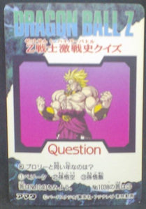 trading card game jcc carte dragon ball z PP Card Part 24 n°1039 (1994) (Prisme Soft) Amada boubou dbz cardamehdz verso
