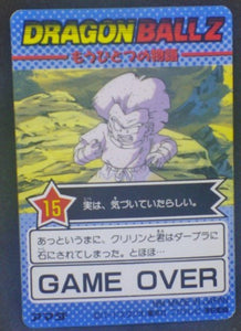 trading card game jcc carte dragon ball z PP Card Part 25 n°1101 (1994) amada la z team
