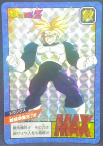 trading card game jcc carte dragon ball z Super Battle Part 4 (face b) (1992) trunks bandai dbz cardamehdz