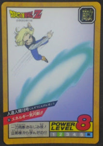 carte dragon ball z Super Battle Part 9 n°367 (1994) bandai c-18 dbz