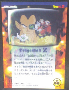 tcg jcc carte dragon ball z Trading card DBZ news Part 1 n°18 (2003) Amada songohan cardamehdz verso