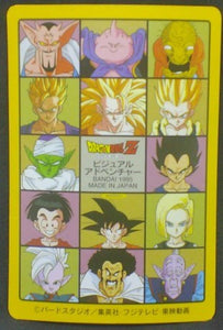 trading card game jcc carte dragon ball z Visual Adventure Part 95 n° 216 (1995) bandai songoku songohan songoten trunks dbz prisme cardamehdz verso