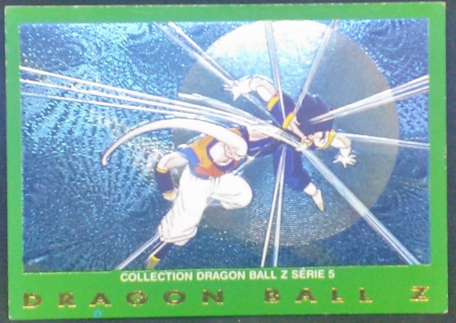 trading card game jcc carte dragon ball z carte française panini serie 5 n°11 (1999) majin boo vegetto dbz prisme cardamehdz