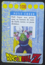 Charger l'image dans la galerie, tcg carte dragon ball z française panini serie 1 n°108 dbz piccolo vs gasshu (1995) cardamehdz verso