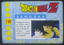 Charger l'image dans la galerie, tcg jcc carte dragon ball z française panini serie 1 n°118 dbz songoku bardock (1995) cardamehdz verso