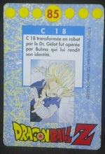 Charger l&#39;image dans la galerie, tcg carte dragon ball z française panini serie 1 n°85 dbz cyborg 18 cardamehdz verso