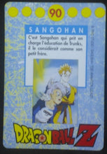 Charger l'image dans la galerie, tcg carte dragon ball z française panini serie 1 n°90 dbz mirai songohan mirai trunks cardamehdz verso