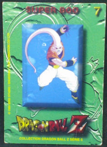 trading card game carte dragon ball z française panini serie 5 n°7 majin buu verso