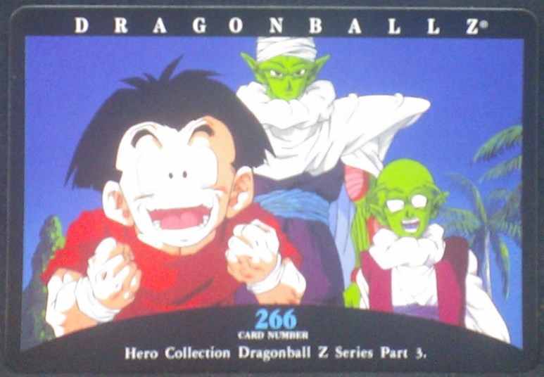 tcg jcc carte dragon ball z hero collection part 3 n°266 (2001) amada krilin piccolo dendé dbz cardamehdz