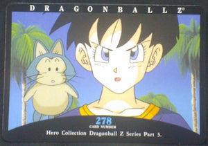 tcg jcc carte dragon ball z hero collection part 3 n°278 (2001) amada videl puar dbz cardamehdz