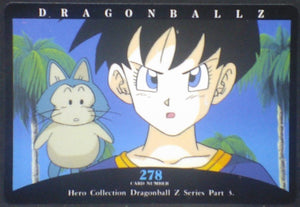 tcg jcc carte dragon ball z hero collection part 3 n°278 amada videl puar dbz cardamehdz