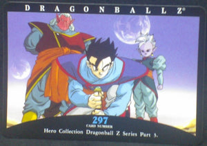 tcg jcc carte dragon ball z hero collection part 3 n°291 (2001) amada songohan kibito kaiohshin de l'est dbz cardamehdz