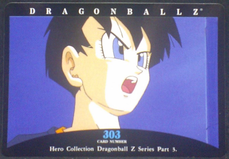 tcg jcc carte dragon ball z hero collection part 3 n°303 (2001) amada videl dbz cardamehdz