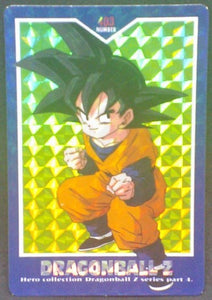 trading card game jcc carte dragon ball z hero collection part 4 n°403 (1995) Amada Songoten prisme dbz cardamehdz