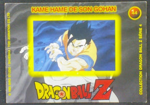 trading card game jcc carte dragon ball z panini serie 4 n°74 (1998) Songohan dbz cardamehdz verso