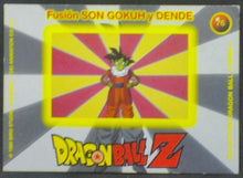 Charger l'image dans la galerie, trading card game jcc carte dragon ball z panini serie 4 n°76 fusion goku dende prisme dbz cardamehdz verso