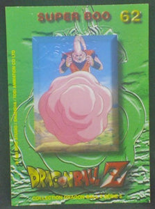 trading card game jcc fr carte dragon ball z panini serie 5 n°62 (1999) majin boo dbz cardamehdz verso