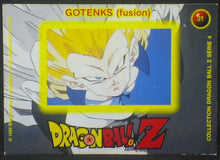 Charger l'image dans la galerie, trading card game jcc carte francaise dragon ball z panini serie 4 n°31 (1998) gotenks dbz cardamehdz verso