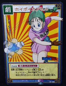 carte dragon ball Card Game Part 2 n°D-196 (2003) bulma bandai db