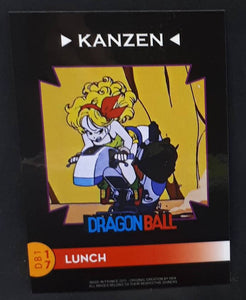 carte dragon ball Kanzen Part 1 n°17 (2015) les creations de max fan card lunch db