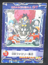 Charger l'image dans la galerie, carte dragon ball gt Collection Card Gum Part 1 n°43 (2006) ensky Krillin, Chi chi, Trunks, Goku, Pain, Gohan, Goten, Mr satan, Bulma, Videl dbgt 