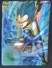 Charger l&#39;image dans la galerie, carte dragon ball super card game fr part 1 BT1-028 R (foil) bandai (2018) vegeta super saiyan bleu dbscg 