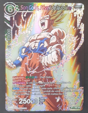 carte dragon ball super card game fr part 1 BT1-059 SR (foil) bandai (2018) songoku l eveil de la colere dbscg