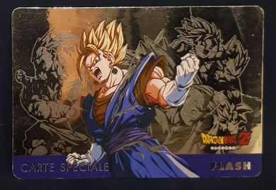 carte dragon ball z Carddass Le Grand Combat Part 4 Spéciale Flash (1996) bandai vegeto dbz prisme