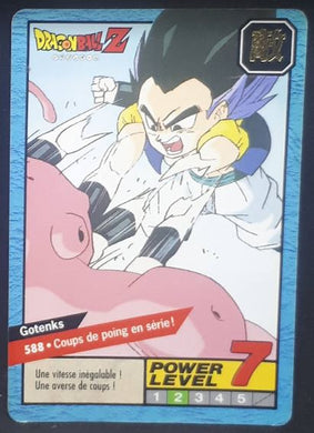 carte dragon ball z Carddass Le Grand Combat Part 4 n°588 (1996) bandai gotenks vs majin bou dbz 