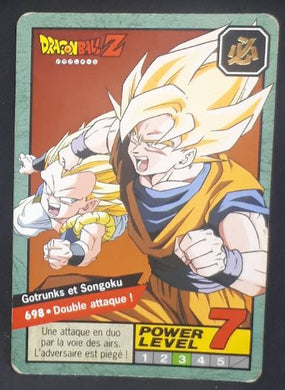 carte dragon ball z Carddass Le Grand Combat Part 6 n°698 (1997) bandai songoku gotenks dbz 