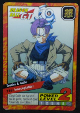 carte dragon ball z Carddass Le Grand Combat Part 7 n°830 (1997) bandai trunks guigui dbz cardamehdz