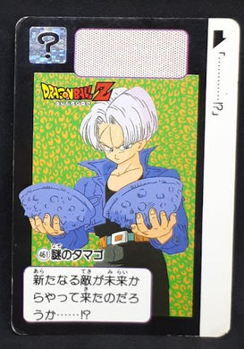 carte dragon ball z Carddass Part 11 n°461 (1992) bandai trunks dbz