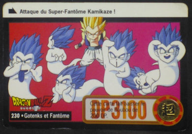 carte dragon ball z Carddass fr Part 22 n°230 (total n°876) (1996) bandai gotenks dbz cardamehdz