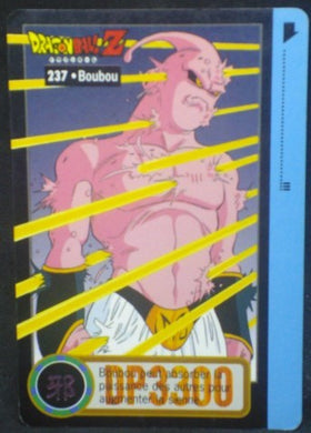 carte dragon ball z Carddass fr Part 22 n°237 (total n°883) (1996) bandai majin boo dbz cardamehdz