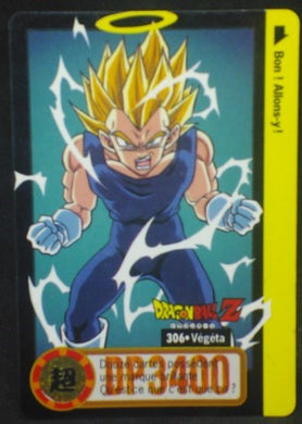 carte dragon ball z Carddass fr Part 24 n°306 (total n°952) (1997) bandai vegeta dbz cardamehdz