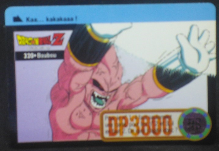 carte dragon ball z Carddass fr Part 24 n°320 (total n°966) (1997) bandai majin boo dbz cardamehdz