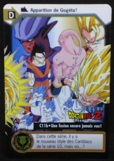 carte dragon ball z Carddass fr Part 25 n°C11b bandai (1997) saga fusion dbz cardamehdz