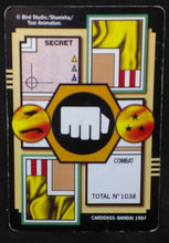 Charger l&#39;image dans la galerie, carte dragon ball z Carddass fr Part 26 n°38 (total n°1038) bandai 1997 songoku dbz cardamehdz