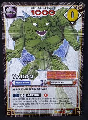 carte dragon ball z Cartes À Jouer Et À Collectionner (JCC) Part 9 n°D-538 (2008) bandai yakon dbz cardamehdz