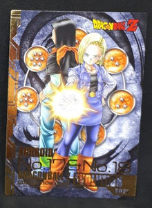 carte dragon ball z Collection Card Gum Evolution Part 1 E022 (gold) (2007) cyborg 17 android 18 Ensky 