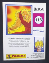 Charger l'image dans la galerie, carte dragon ball z Combat Card Part 1 n°116 Panini satanas junior dbz 