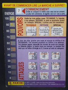 carte dragon ball z Fighting Cards n°11 (1999) panini vegetto dbz cardamehdz